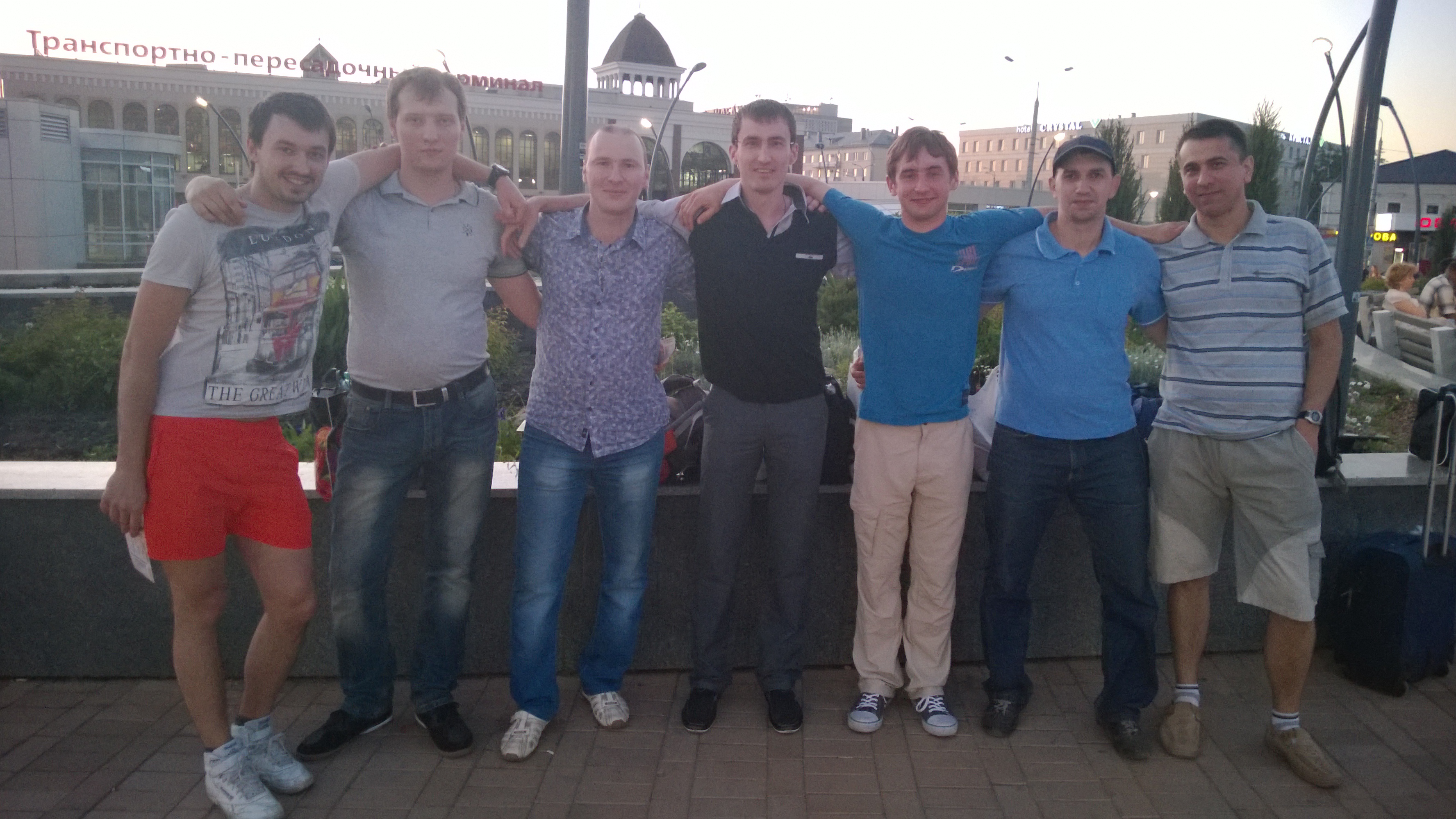 Сборная на вокзале